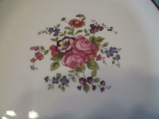Royal Doulton Centennial Rose Tab Handled Cake Plate 10 x 12 2