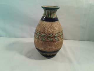 Impressed Austria Amphora Art Pottery Vase Lady Motif 2