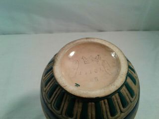 Impressed Austria Amphora Art Pottery Vase Lady Motif 3