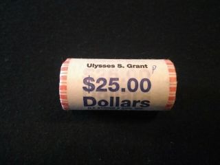 2011 - P Ulysses S.  Grant Presidential Dollar Bu $25 Coin Roll String&son