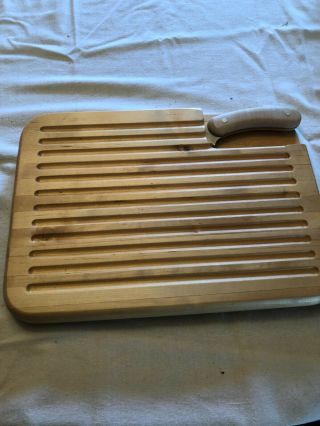Villeroy And Boch Home Elements Bread Board And Knife Set