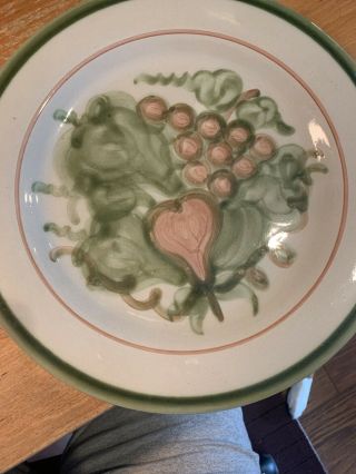 Louisville Stoneware John B Taylor Harvest 11” Dinner Plate Pear Grapes