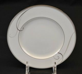 Noritake Platinum Wave Fine Porcelain China,  Salad Plate,