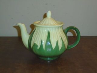 Vintage Shawnee Pottery Yellow King Corn Usa Teapot 75 Large Size