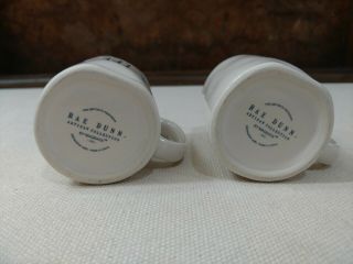 Set of 2 Rae Dunn by Magenta Espresso Small Mini Mugs GULP SIP 2