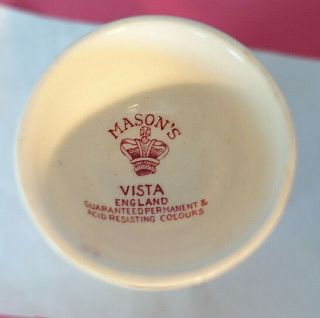 Vintage MASON ' S PINK/RED VISTA 4 