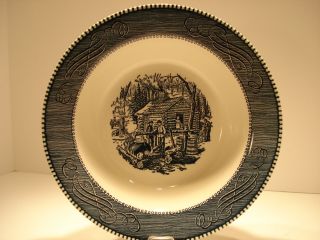 Currier & Ives Maple Sugaring 9 " Bowl