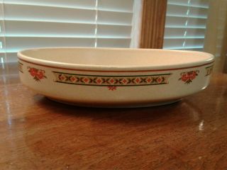 Temper - Ware By Lenox Coral Blossom Vegetable 9 1/8 " Oval Serving Bowl