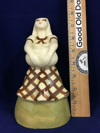 Hedi Schoop Dutch Girl.  With Apron 8 " Tall Ceramic Candlestick