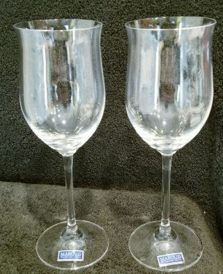 Waterford Marquis Crystal Vintage White Wine Stems With Labels