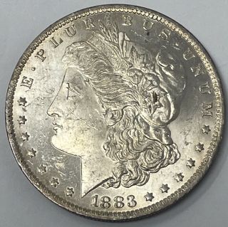1883 - O Morgan Silver Dollar U.  S.  90 Silver Proof Like