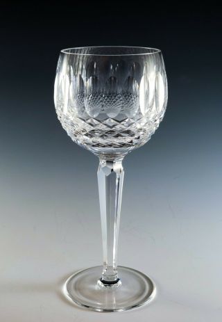 Waterford Crystal Colleen Short Stem Wine Hock 7.  5 " Made In Ireland Vintage