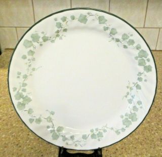 Set Of 4 Corelle By Corning Callaway Green Ivy White Swirl 10 1/4 " Dinner Plates