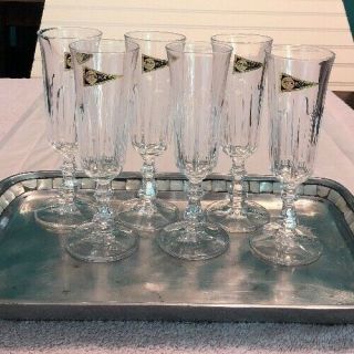 Royal Crystal Rock Rcr Champagne Flutes - Set Of 6