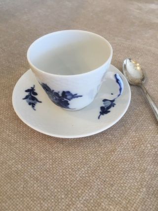 Vintage Royal Copenhagen (112) Tea Cup & Saucer Blue