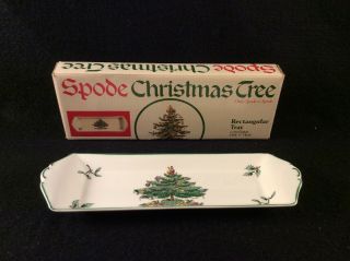 Spode Christmas Tree - 9 " Rectangular Tray