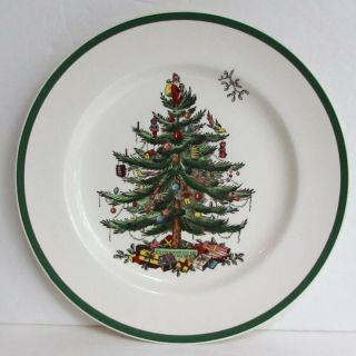 Spode Christmas Tree Dinner Plate Multiple Available 10.  5 "