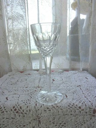 Waterford Crystal Long Stem Colleen Pattern Cordial Glass Euc
