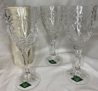 Shannon Crystal By Godinger South Beach Palm 8 " Wine Goblet - Set Of 4