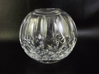 Waterford Crystal Lismore 3.  5 " Rose Bowl Vase Vintage (itma5)