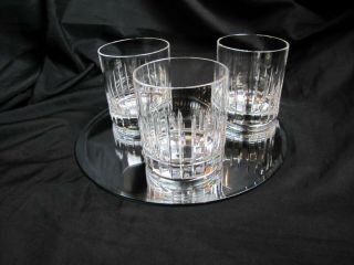 3 - Marquis By Waterford Double Old Fashion Glasses