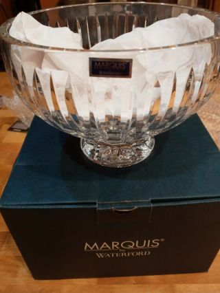 Brand Marquis Waterford Crystal Sheridan 10” Bowl Wedding Present