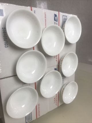 8 Soup / Cereal Bowls Corelle Butterfly Gold 6.  25” 2