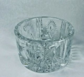 Waterford Crystal Millennium 5 Toast Champagne Wine Bottle Coaster Nut Bowl