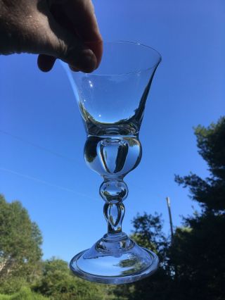 Pairpoint Mid - Century 8” Water Goblet (s) Crystal 165 Baluster Teardrop Glass