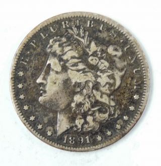 1891 O Us Morgan Silver $1 Dollar Coin Very Fine M090