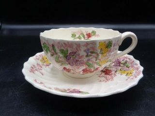 Vintage Spode Copeland China Fairy Dell - Cup & Saucer Set (s)