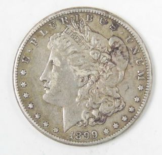 1899 O Us Morgan Silver $1 Dollar Coin Very Fine M077