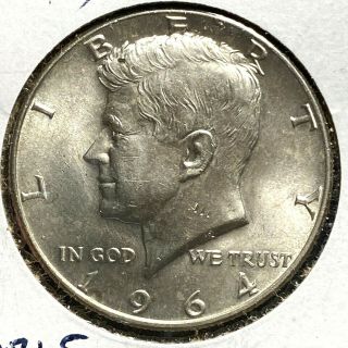 1964 - D 50C Kennedy Half Dollar,  DDO,  DOUBLE DIE OBVERSE ERROR (59350) 3