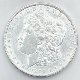1890 Uncirculated Bu Morgan Silver Dollar 90 Silver $1 Coin Us Hp41