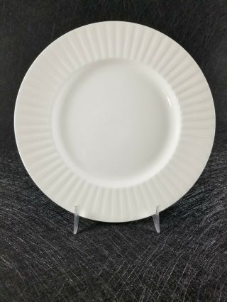 Alfred Meakin Salad Plate Leeds Classic All - White Ironstone England