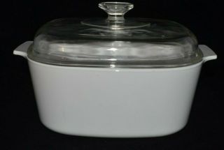 Corning Ware White 5l Casserole Dutch Oven A - 5 - B With Lid