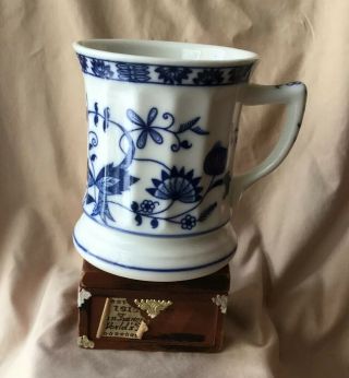 Seymour Mann China Vienna Woods (blue Onion) Pattern Mustache Cup Mug