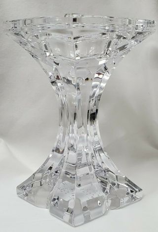 Nib Waterford Marquis Verano 40022656 6 " Sparkling Crystal Pillar Candle Holder