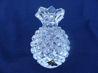 Bleikristall Beyer Germany 24 Lead Crystal Pineapple Paperweight W/Stickers 2