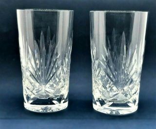 Rogaska Richmond Cut Crystal - - 2 Highball Glasses 5 1/4 "