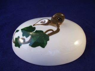 Vg Metlox Poppytrail Vernon California Ivy Replacement Butter Dish Lid 1940s Usa