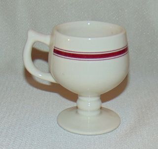1983 Sterling China Hotel Del Coronado Pedestal Coffee Cup/Mug 2