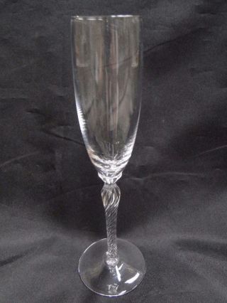 Lenox Aria Crystal,  Twisted Stem: Champagne Flute (s) 9 1/4 "