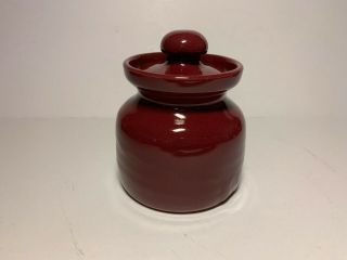 Bybee Ky Art Pottery Jam Pot With Lid Storage Jar Tea Jar Trinket Jar Many Uses