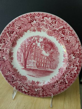 Red/pink Wedgewood Of Etruria Earlham Hall Earlham College 1847 - 1948