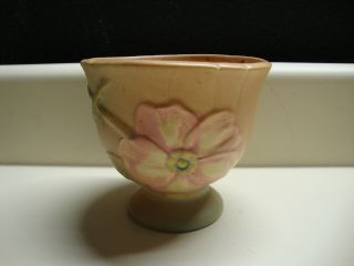 Vintage Weller Pottery Dogwood Pattern 4 " Vase Matte Finish
