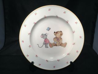 Mikasa Teddy Bear Sandwich Plate Mouse Dinner Catching Butterfly Cc018 Malaysia