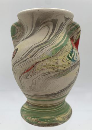 Vintage Nemadji Pottery - 3.  5” Mini Vase/ewer