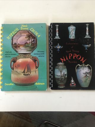 2 X Books On Collecting Hand Painted Nippon China