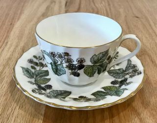 Royal Worcester Lavinia Tea Cup And Saucer Set